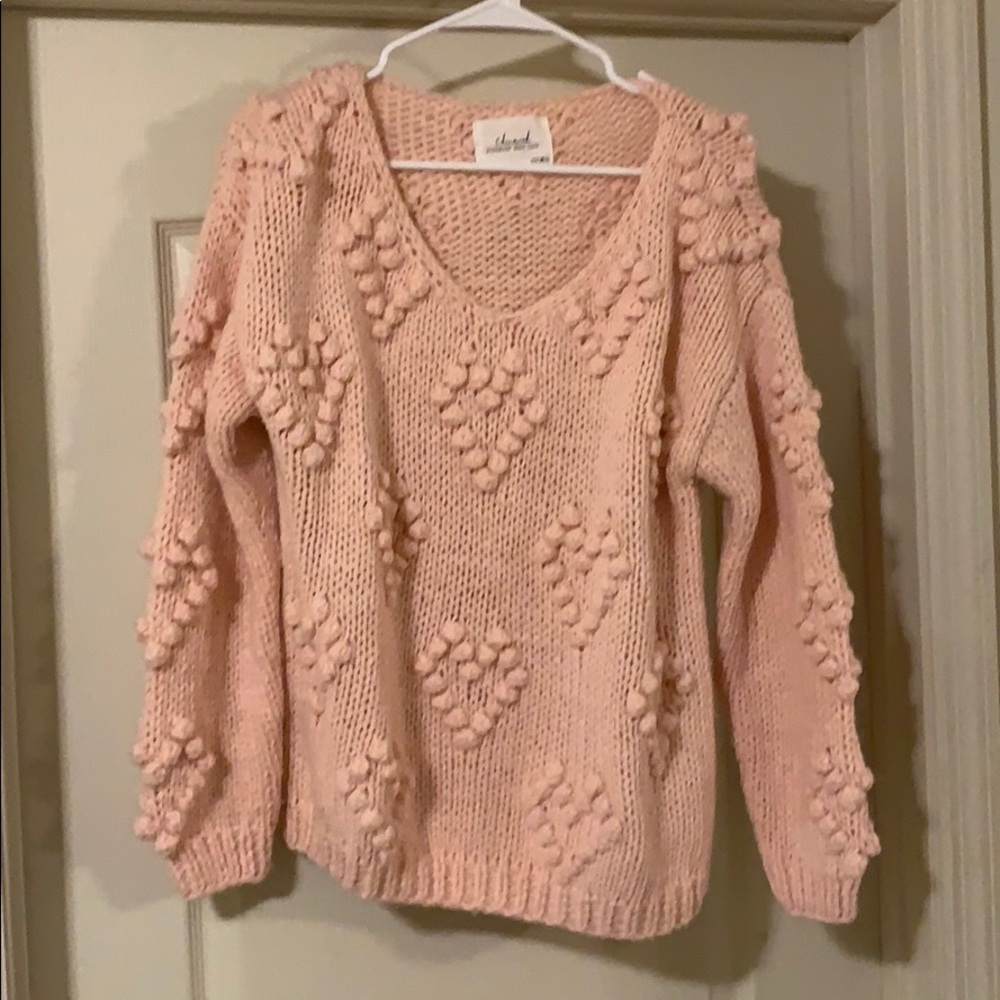 Heart Knit Sweater